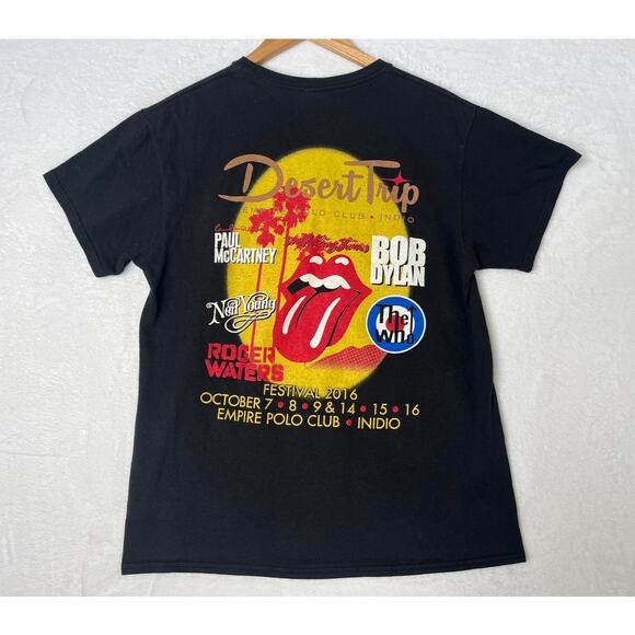 Desert Trip Tshirt RollingStones Bob Dylan Paul McCartney TheWho Neil Young sz M - Picture 3 of 9